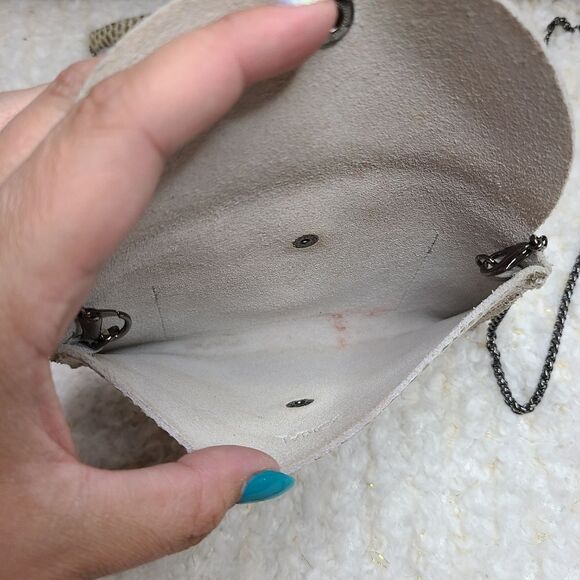 Sorial  New York Soft‎ Snakeskin Embossed Leather Micro Mini Crossbody - Picture 5 of 7